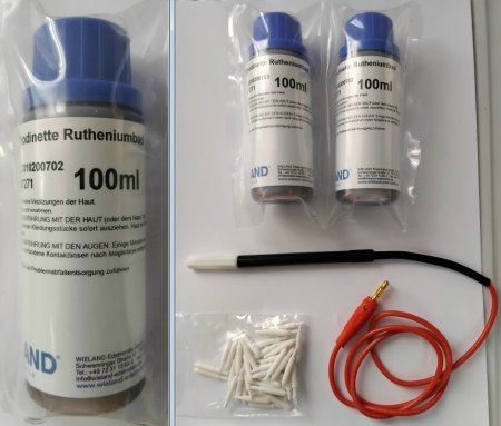 RUTHENIUM Bad zum schwärzen statt teurem RHODIUMBAD