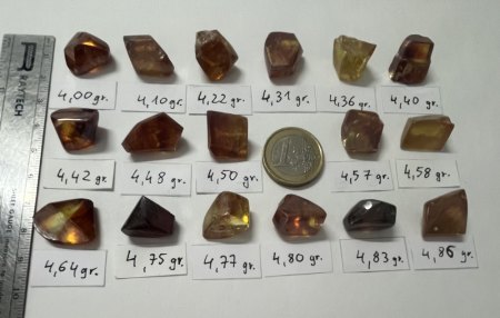 Sphalerite 4 bis 4,86 gr.