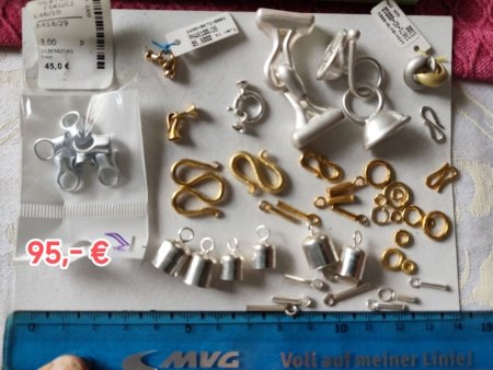 Silberverschlüsse abzugeben