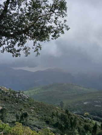 Der Stausee von oben
