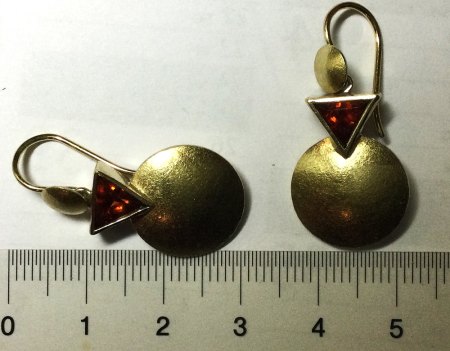 Ohrschmuck Au900 Ag 925