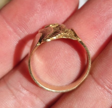 Punze in Goldring
