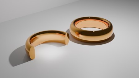 Goldring nach mit Profil wie der eine Ring aus den Herr der Ringe Filmen