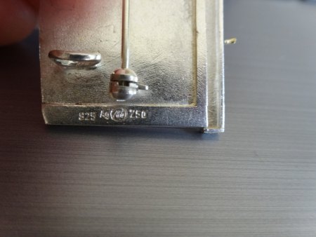 Broschanhänger Bicolor - suche Hersteller