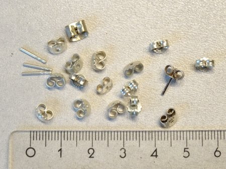Suche Ohrmuttern (Pousetten) 5mm Ag 925