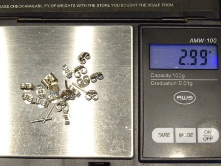 Suche Ohrmuttern (Pousetten) 5mm Ag 925